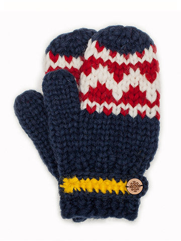 Official CBC Retro mittens - Navy