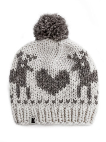 Deer Love Toque - White