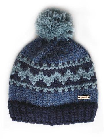 Oak Motif Toque - Indigo