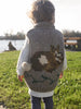 back of kids rabbit vest